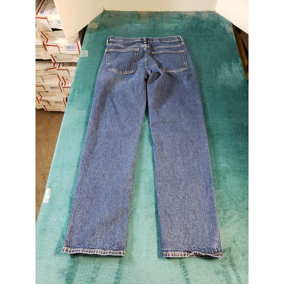 Gap Jeans Size 2 Womens Blue Stretch Denim Pants Mid Rise 90s Loose Straight - Picture 11 of 12